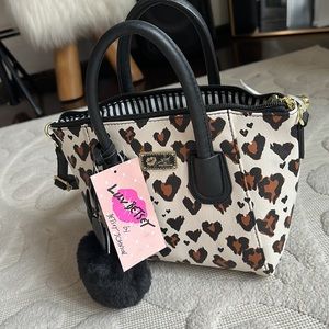 Betsy Johnson Leopard Handbag